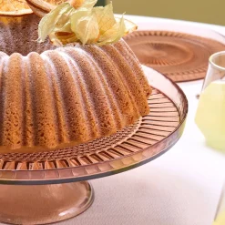 Marida 7-Piece Glass Serveware Set for 6 People, 21cm, Brown See All Serveware Sets|Glass Serveware Sets