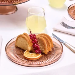 Marida 7-Piece Glass Serveware Set for 6 People, 21cm, Brown See All Serveware Sets|Glass Serveware Sets