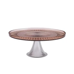 Marida 7-Piece Glass Serveware Set for 6 People, 21cm, Brown See All Serveware Sets|Glass Serveware Sets