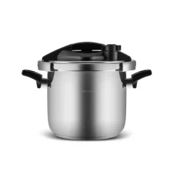 Outlet Marsilya Stainless Steel Induction Pressure Cooker Set, 7L, Silver Black Pressure Cooker|Induction Cookware