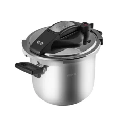 Outlet Marsilya Stainless Steel Induction Pressure Cooker Set, 7L, Silver Black Pressure Cooker|Induction Cookware