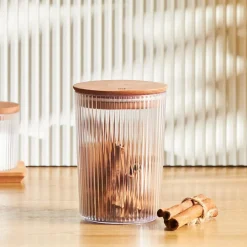 Outlet Massimo Storage Container, 0.9L, Transparent Brown Storage Containers