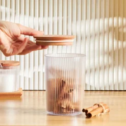 Outlet Massimo Storage Container, 0.9L, Transparent Brown Storage Containers