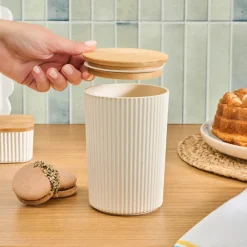 Massimo Storage Jar, 0,9L, Cream Storage Jars