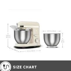 Best Mastermaid Chef Pro Zero Side Tech Stand Mixer, 5L, 1500W, Stand Mixers