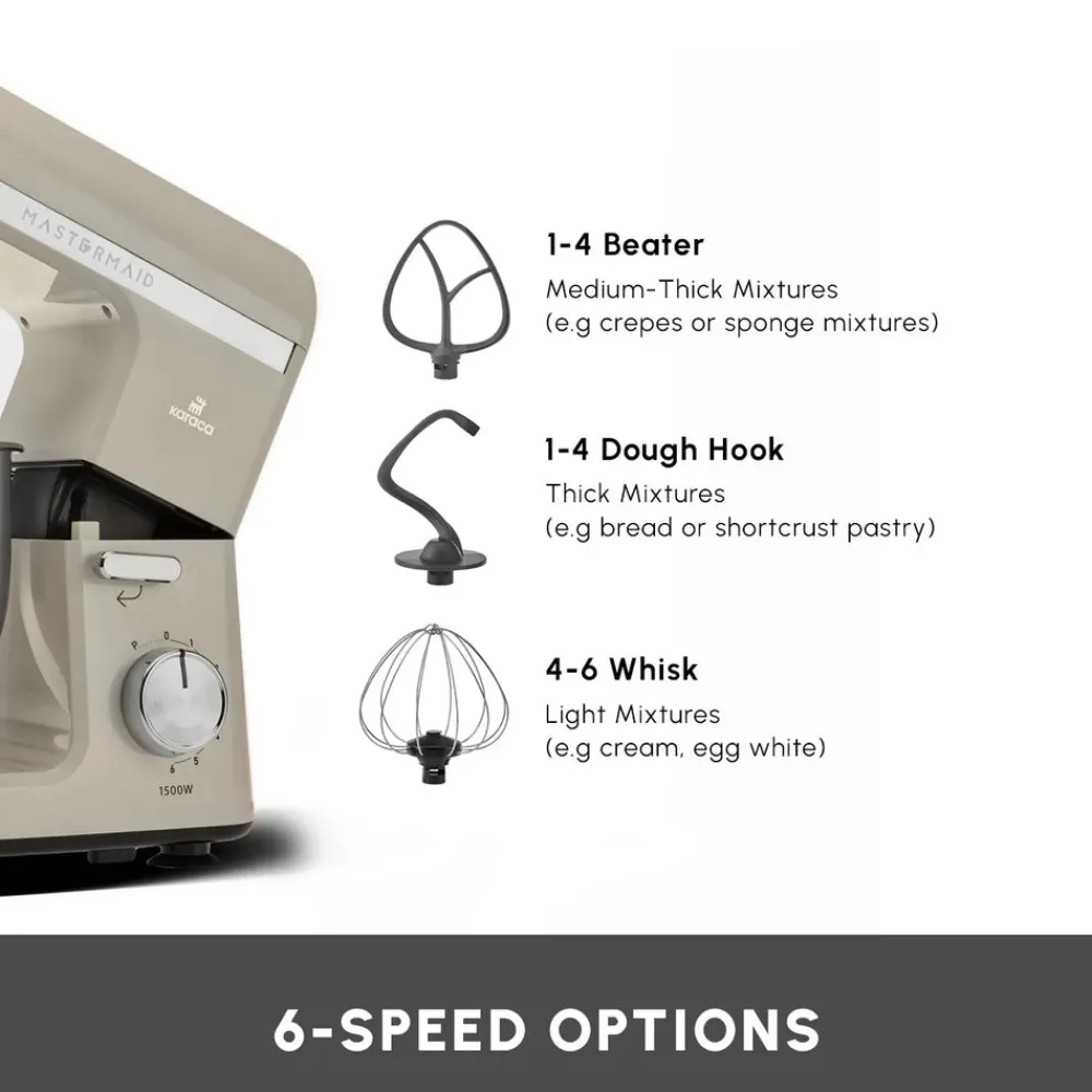 Best Mastermaid Chef Pro Zero Side Tech Stand Mixer, 5L, 1500W, Stand Mixers