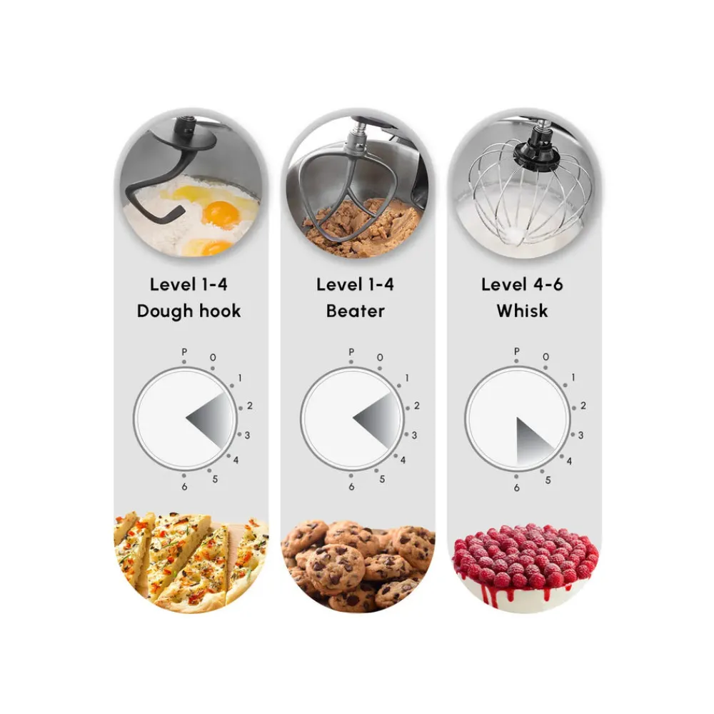 Best Mastermaid Chef Pro Zero Side Tech Stand Mixer, 5L, 1500W, Stand Mixers