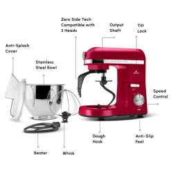 Outlet Mastermaid Chef Pro Zero Side Tech Stand Mixer, 5L, 1500W, Stand Mixers