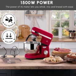 Outlet Mastermaid Chef Pro Zero Side Tech Stand Mixer, 5L, 1500W, Stand Mixers