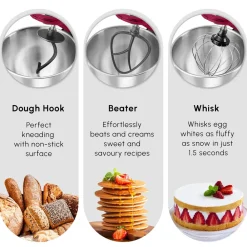 Outlet Mastermaid Chef Pro Zero Side Tech Stand Mixer, 5L, 1500W, Stand Mixers