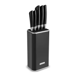 Discount Mastersharp 6-Piece Stainless Steel Knife Set, 30cm, Black Knife Sets