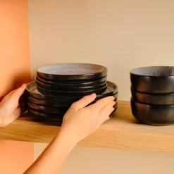 Clearance Messina Reactive Glaze 16-Piece Dinner Set for 4 People, Multi See All Dinner Sets|Reactive Glaze Dinner Sets