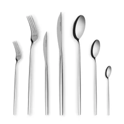 Sale Mild 84-Piece 316+ Stainless Steel Cutlery Set for 12 People, Silver Cutlery Sets