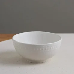 Discount Mina Porcelain CerealSoup Bowl, 16cm, White Bowls