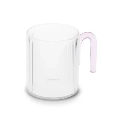 Clearance Miracle Glass Mug, 320ml, Pink Mugs