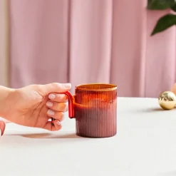 Discount Miracle Glass Mug, 320ml, Brown Mugs