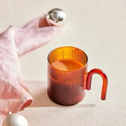 Discount Miracle Glass Mug, 320ml, Brown Mugs