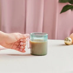 Best Miracle Glass Mug, 320ml, Blue Mugs