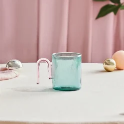 Best Miracle Glass Mug, 320ml, Blue Mugs