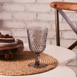 Outlet Moise Acrylic Wine Glass, 450ml, Anthratice Wine And Champagne Glasses