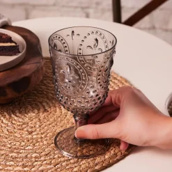 Outlet Moise Acrylic Wine Glass, 450ml, Anthratice Wine And Champagne Glasses