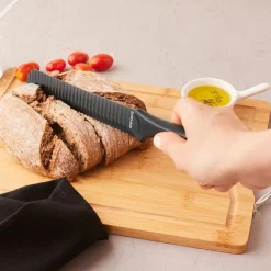 Hot Momentum Bread Knife, 20cm, Black Individual Knives