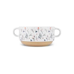 Discount Monet Flower 3-Piece Stoneware Cereal/Soup Bowl, 460ml, Multi Bowls