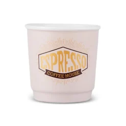 Discount Monet 8-Piece Stoneware Espresso Turkish Coffee Cup Set for 4 People, 90ml, Multi Espresso & Turkish Coffee Cup Sets