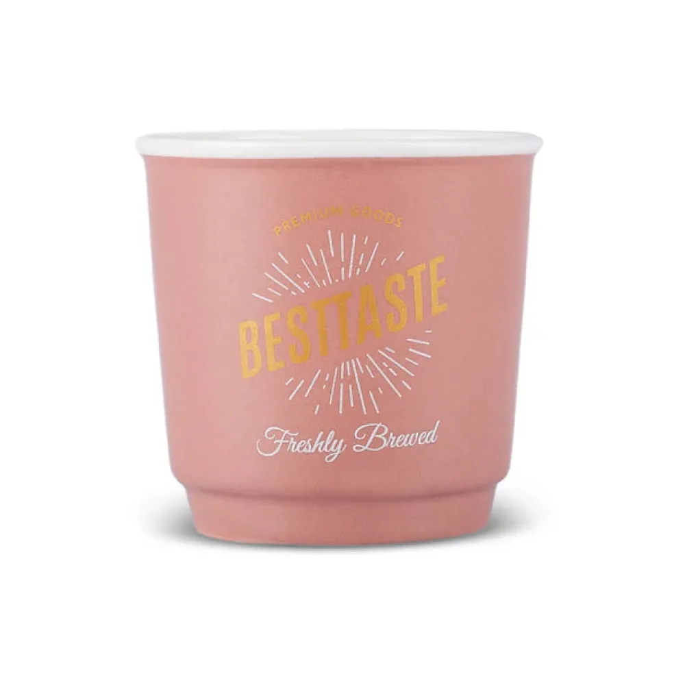 Discount Monet 8-Piece Stoneware Espresso Turkish Coffee Cup Set for 4 People, 90ml, Multi Espresso & Turkish Coffee Cup Sets