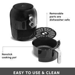 Hot Multifry Single Pan Air Fryer, 3.5L, 1300W, Black Air Fryers