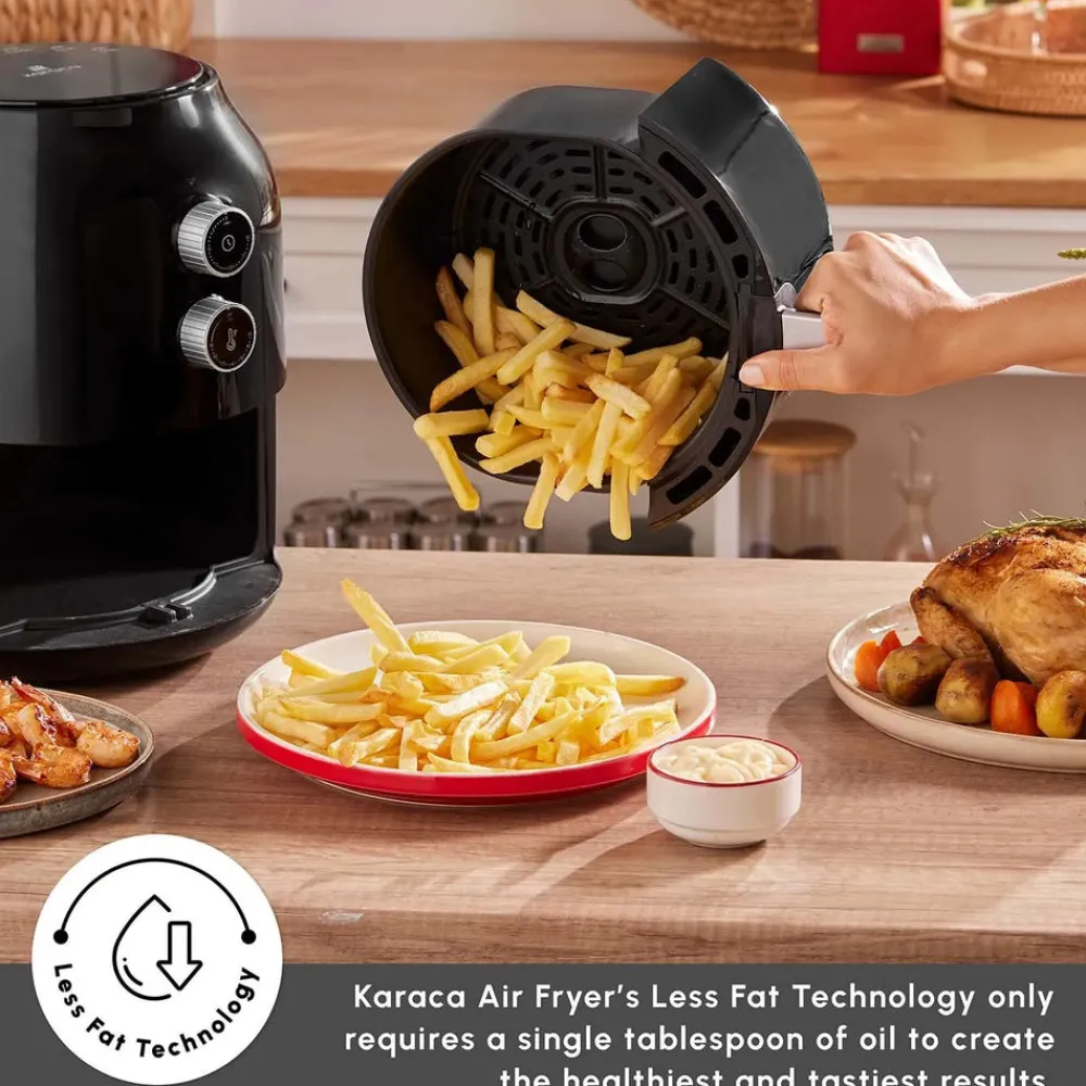 Hot Multifry Single Pan Air Fryer, 3.5L, 1300W, Black Air Fryers