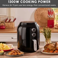 Hot Multifry Single Pan Air Fryer, 3.5L, 1300W, Black Air Fryers