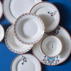 Hot Nakkaş 24-Piece Bone China Dinner Set for 6 People, White Multi See All Dinner Sets|Bone China Dinner Sets