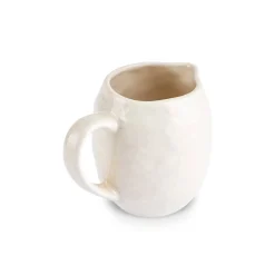 Outlet Nebula Stoneware Milk Jug, 300ml, Beige Cafetieres