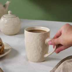 Online Nebula Stoneware Mug, 355ml, Beige Mugs