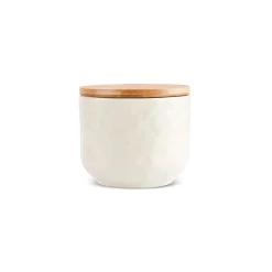 Nebula Stoneware Storage Container, 8cm, Beige Storage Containers