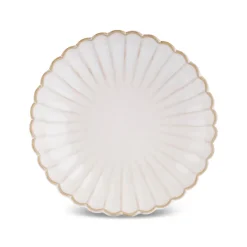 New Daisy Stoneware Pasta Bowl, 19cm, White Pasta Bowls