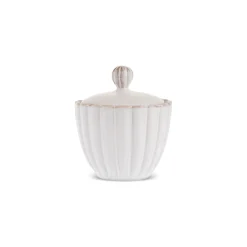 Hot New Daisy Stoneware Sugar Bowl, 230ml, White Storage Jars