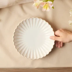 Best New Daisy Stoneware Pasta Bowl, 22,5cm, White Pasta Bowls