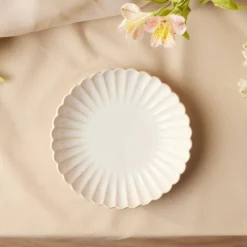 Best New Daisy Stoneware Pasta Bowl, 22,5cm, White Pasta Bowls