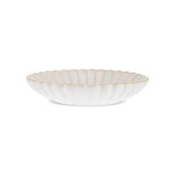 Best New Daisy Stoneware Pasta Bowl, 22,5cm, White Pasta Bowls