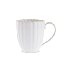 Online New Daisy Stoneware Mug, 410ml, White Mugs