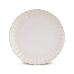 New New Daisy Stoneware Dessert/Side Plate, 21cm, White Side Plates