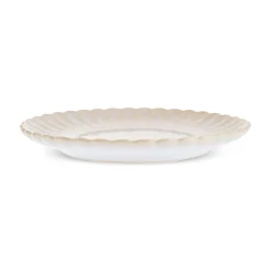 New New Daisy Stoneware Dessert/Side Plate, 21cm, White Side Plates