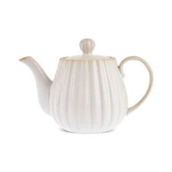 Online New Daisy Stoneware Teapot, 550ml, White Turkish Teapots