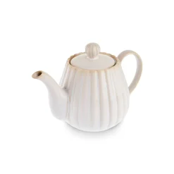 Online New Daisy Stoneware Teapot, 550ml, White Turkish Teapots
