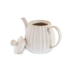 Online New Daisy Stoneware Teapot, 550ml, White Turkish Teapots