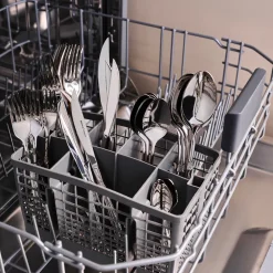 New New Mantilla 84-Piece Stainless Steel Cutlery Set for 12 People, Platin Cutlery Sets