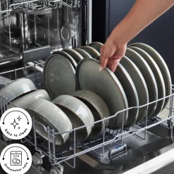 New Skal 18-Piece Reactive Glaze Dinner Set for 6 People, Grey See All Dinner Sets|Reactive Glaze Dinner Sets