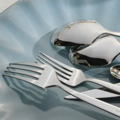 Best New Thor V2 84-Piece Stainless Steel Cutlery Set for 12 People, Platin Cutlery Sets